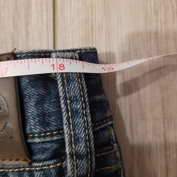 Lee Straight Leg 100% Cotton Sturdy Blue Jeans Size 38 x 32 - Picture 7 of 11